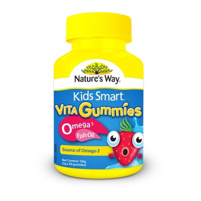 Nature's Way 佳思敏 鱼油 软糖60粒 促进大脑发育 